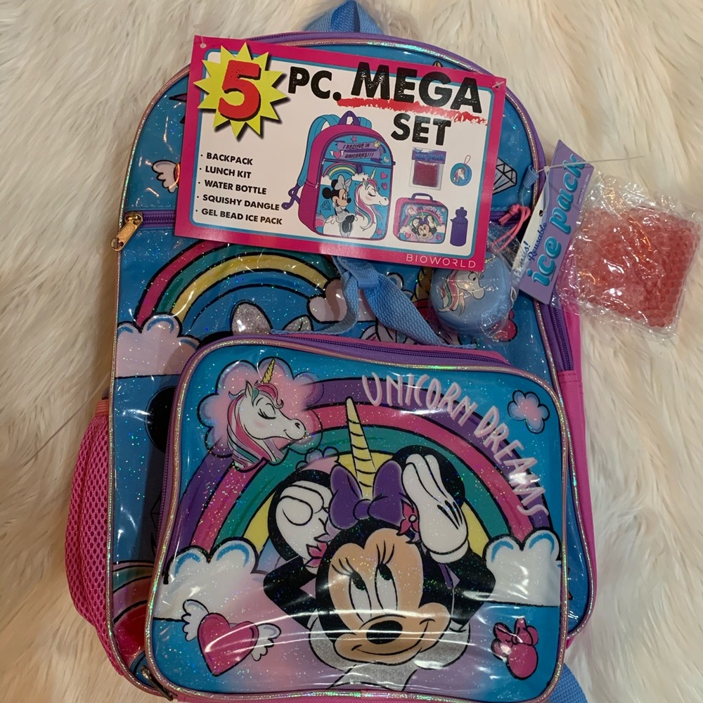 Backpack and Lunch bag